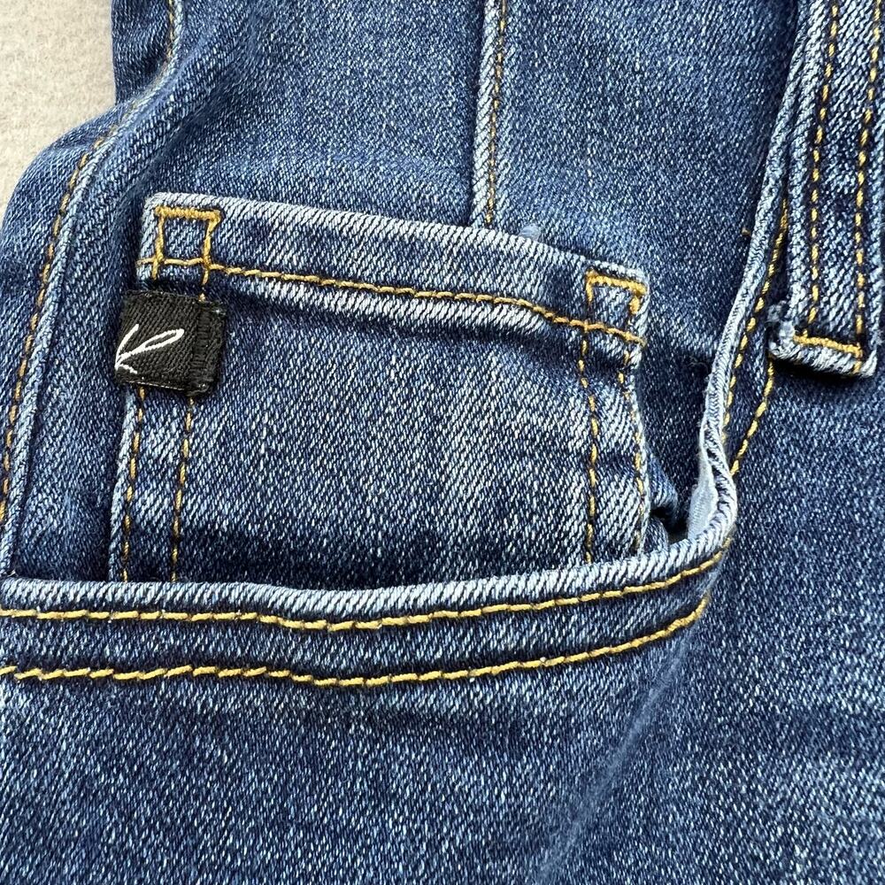 KanCan Jeans Women's 25 (2) Blue High Rise Button Fly Skinny Ankle Preppy School - Picture 4 of 14